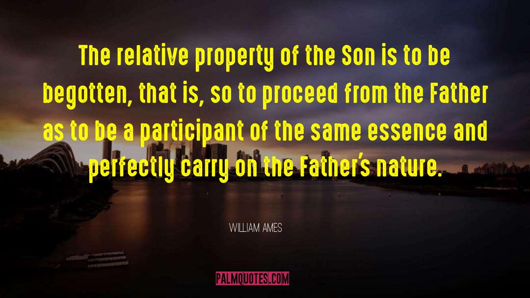 Father And Son Relationships quotes by William Ames