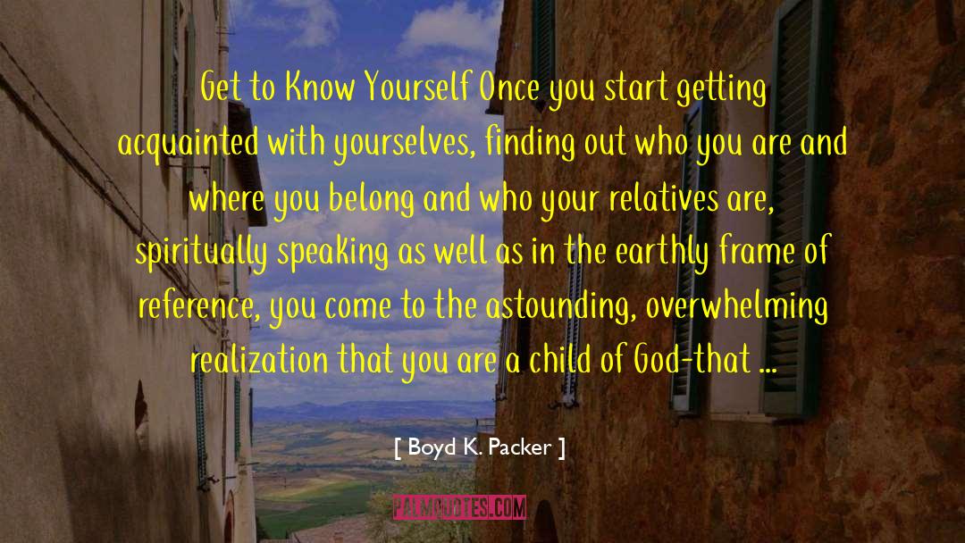 Father Children quotes by Boyd K. Packer