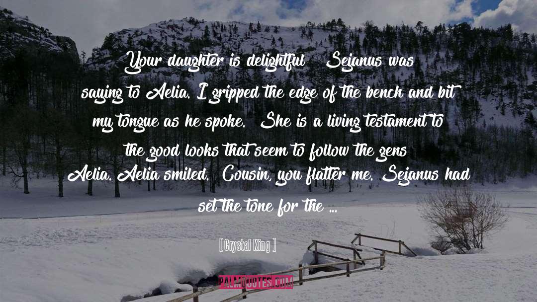 Father Daughter Love quotes by Crystal King
