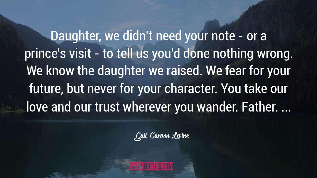 Father Daughter quotes by Gail Carson Levine