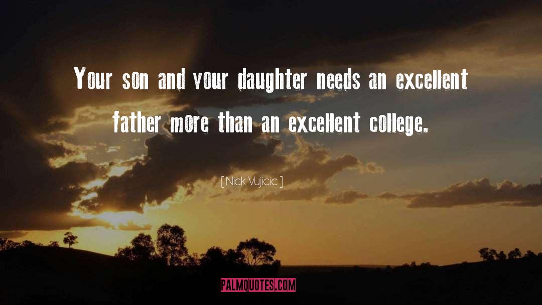 Father Daughter quotes by Nick Vujicic