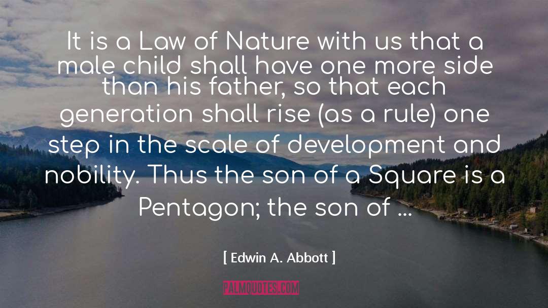 Father Daughther Relationship quotes by Edwin A. Abbott