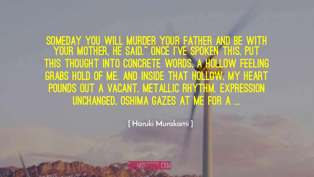 Father Hold Son Hand quotes by Haruki Murakami