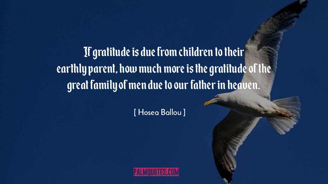 Father In Heaven quotes by Hosea Ballou