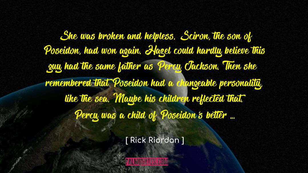 Father Son Relationship quotes by Rick Riordan