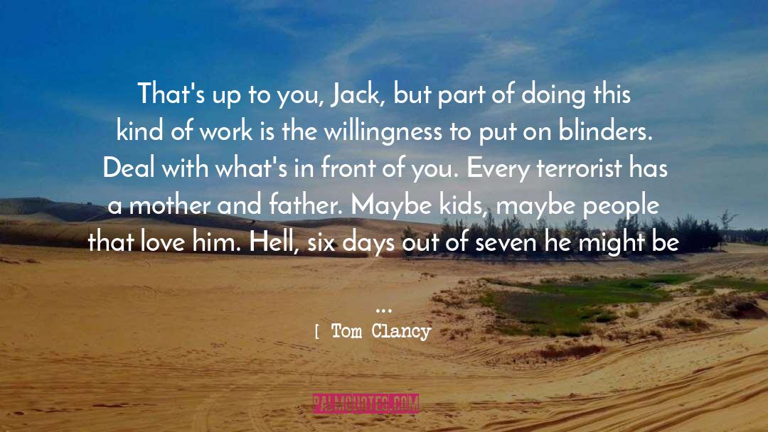 Father Ted Caves quotes by Tom Clancy