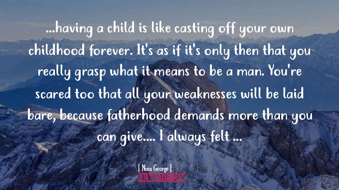 Fatherhood Parenting quotes by Nina George