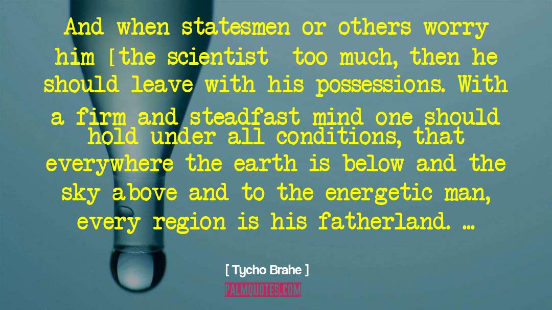 Fatherland quotes by Tycho Brahe