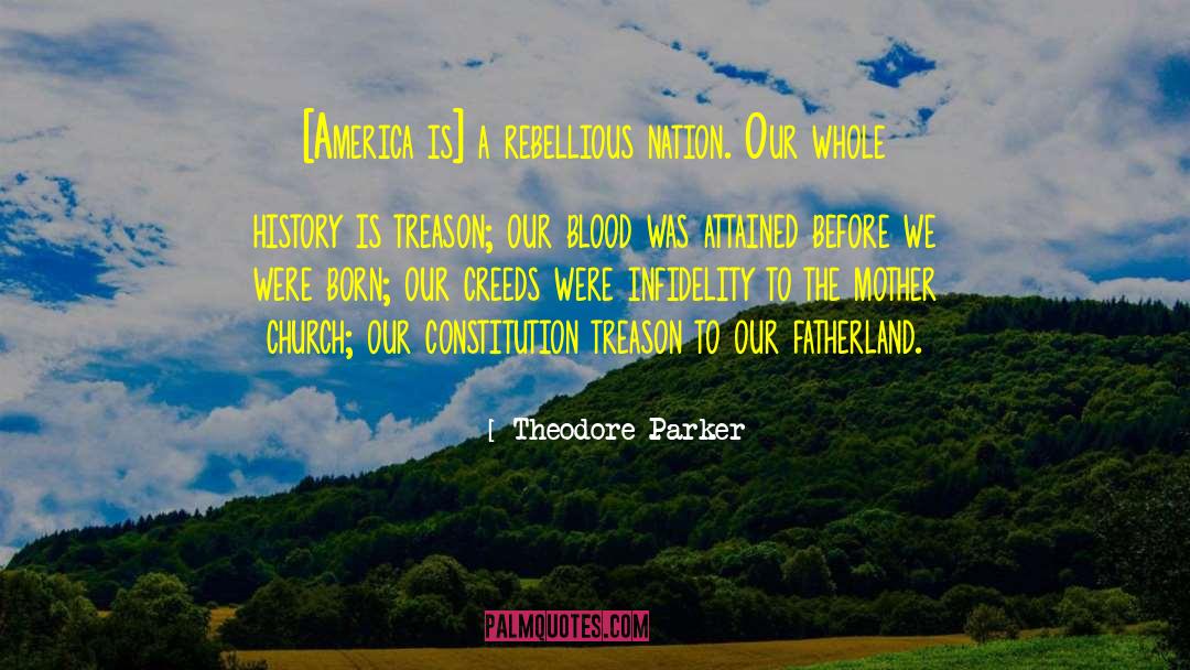 Fatherland quotes by Theodore Parker