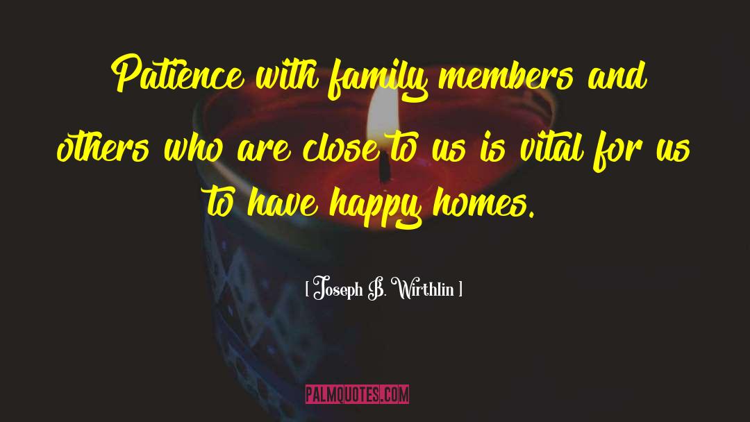 Fatherless Homes quotes by Joseph B. Wirthlin