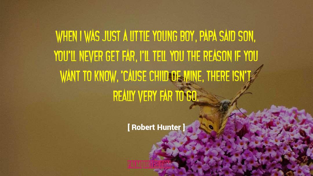 Fatherlessness Cause quotes by Robert Hunter
