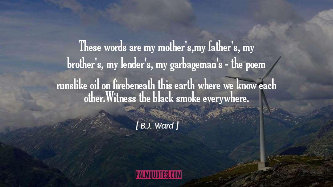 Fathers quotes by B.J. Ward