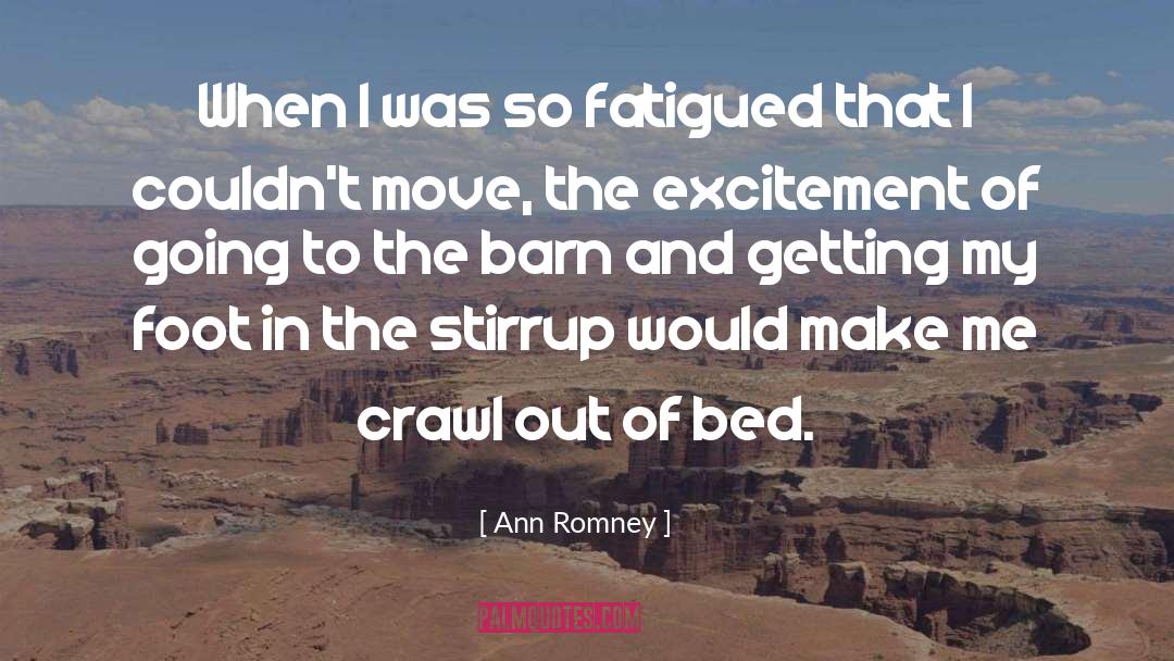 Fatigued quotes by Ann Romney