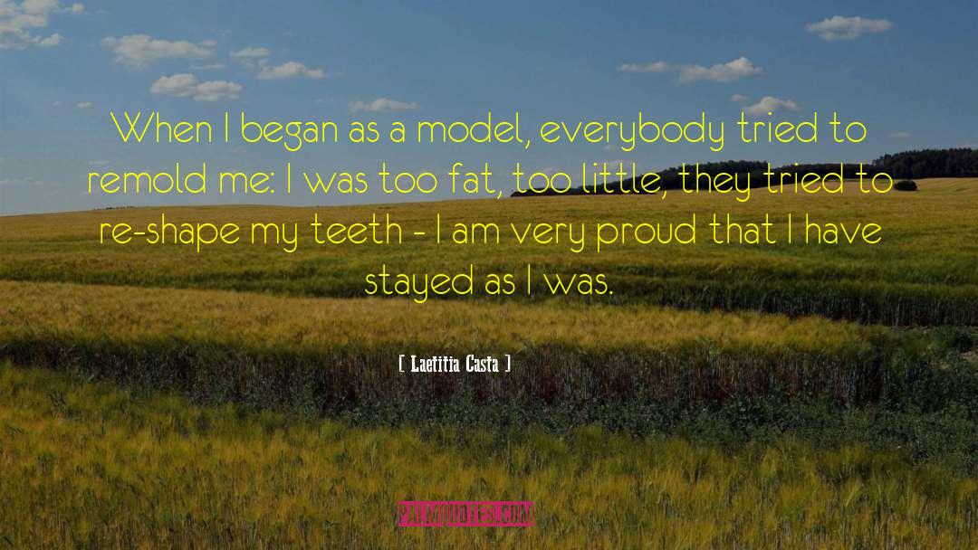 Fats quotes by Laetitia Casta