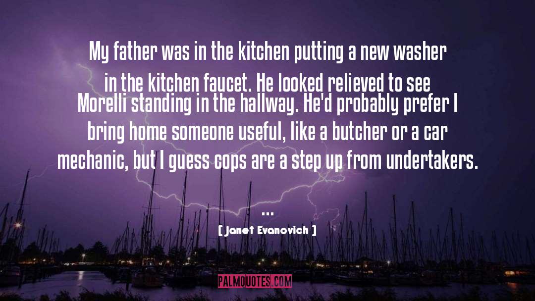 Faucet quotes by Janet Evanovich