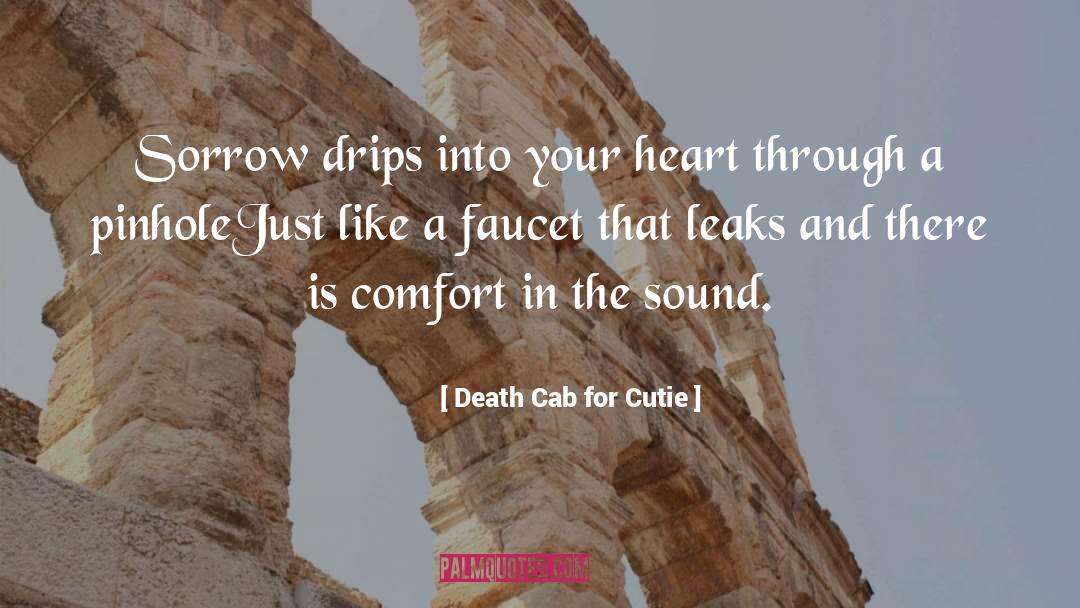 Faucet quotes by Death Cab For Cutie