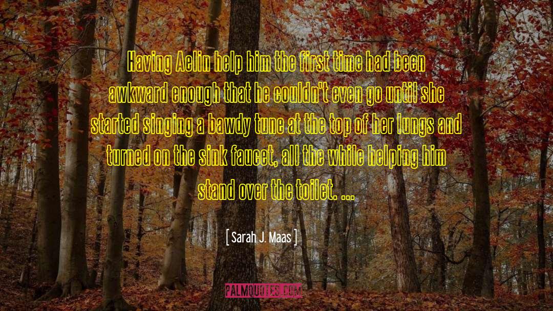 Faucet quotes by Sarah J. Maas