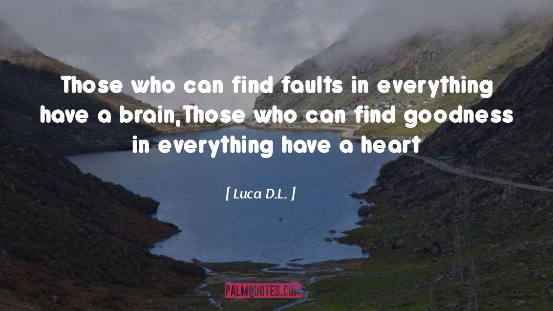 Faults quotes by Luca D.L.