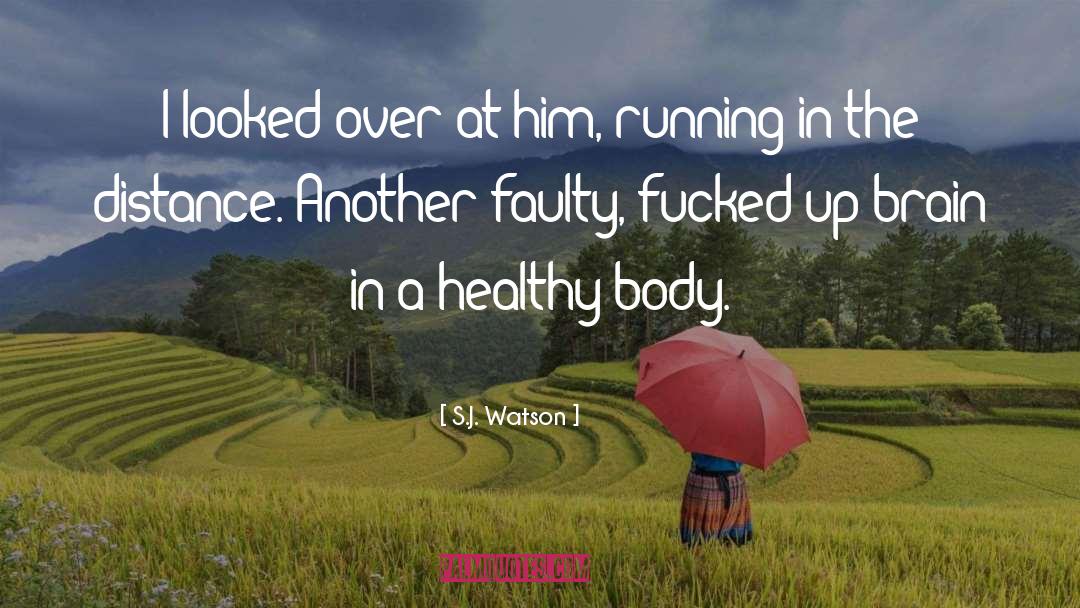 Faulty quotes by S.J. Watson