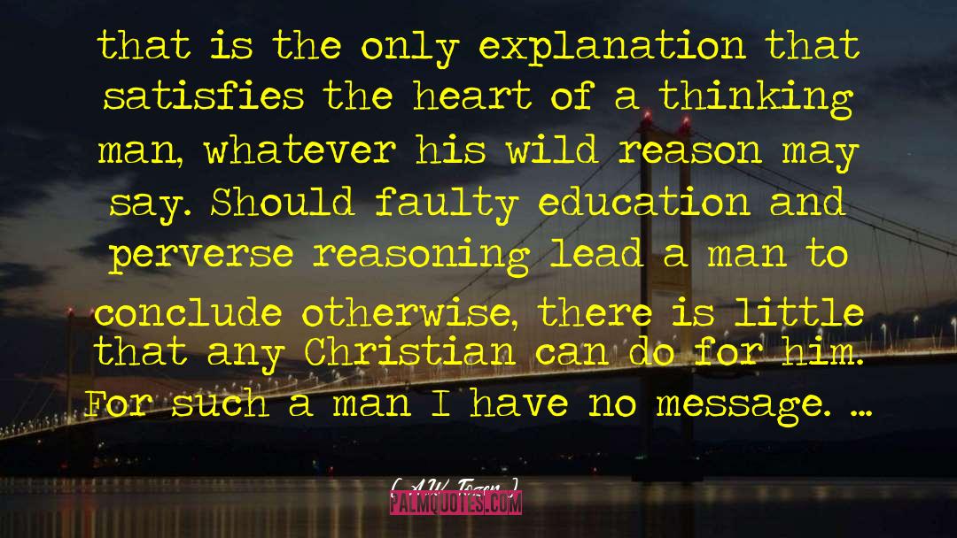 Faulty quotes by A.W. Tozer