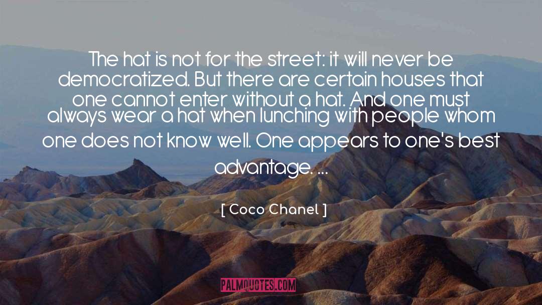 Faustmann Hats quotes by Coco Chanel