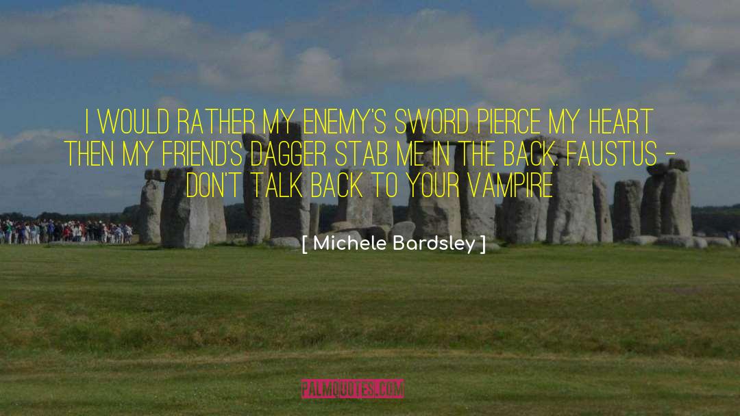 Faustus quotes by Michele Bardsley