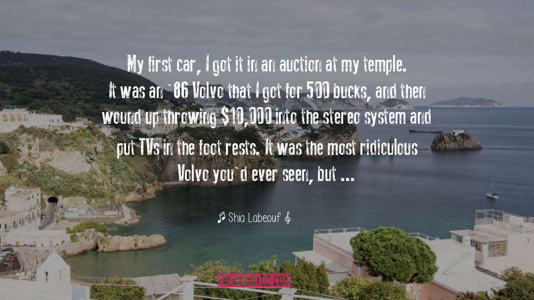 Favaro Auction quotes by Shia Labeouf