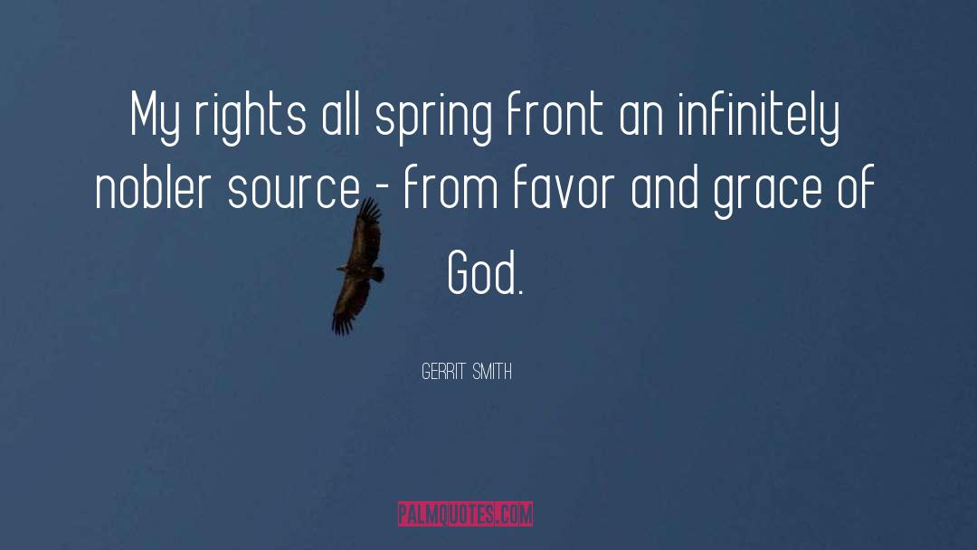 Favor quotes by Gerrit Smith