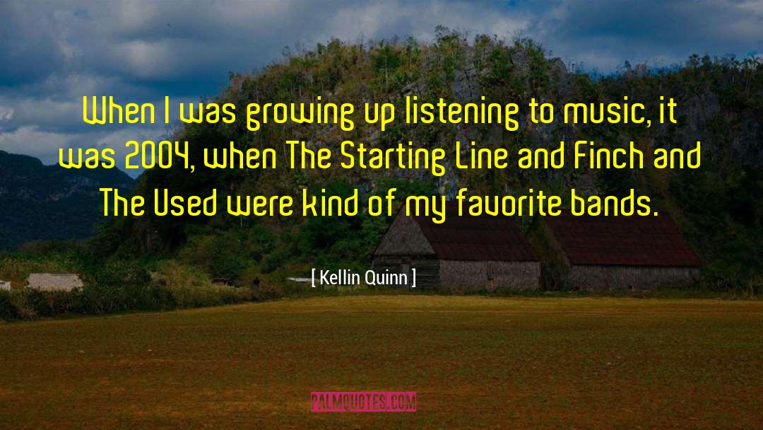 Favorite Bands quotes by Kellin Quinn