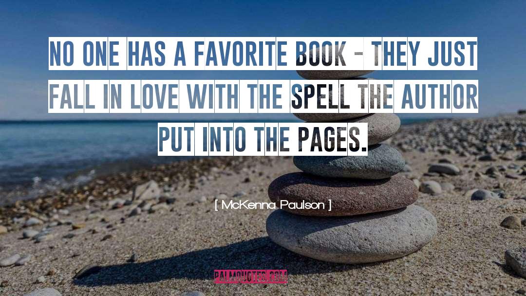 Favorite Book quotes by McKenna Paulson