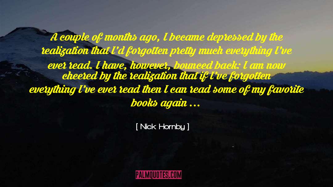 Favorite Books quotes by Nick Hornby