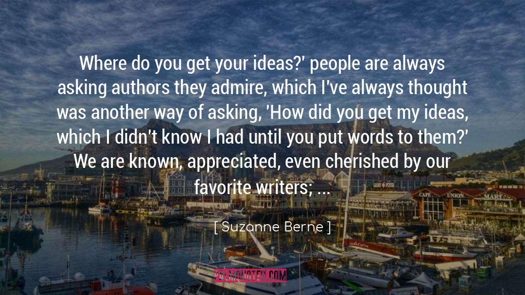 Favorite Books quotes by Suzanne Berne