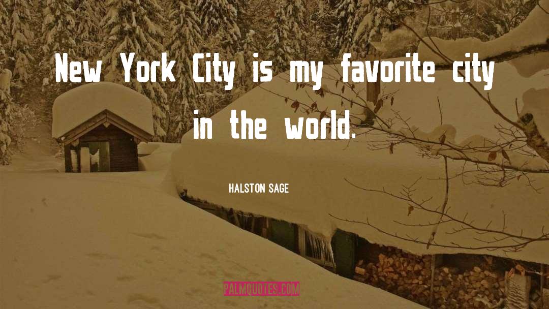 Favorite City quotes by Halston Sage