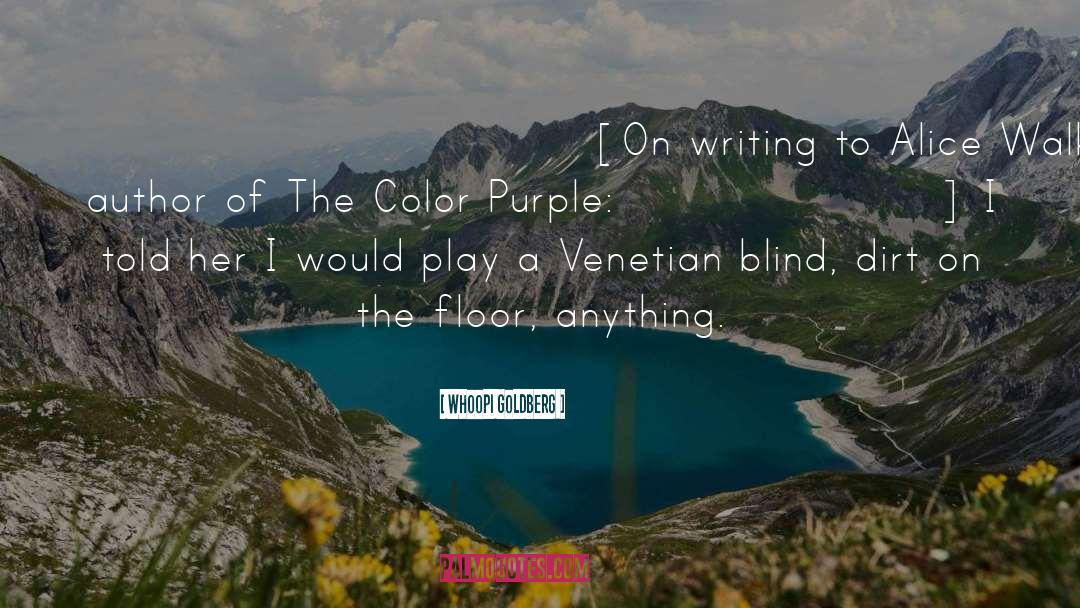 Favorite Color Purple quotes by Whoopi Goldberg