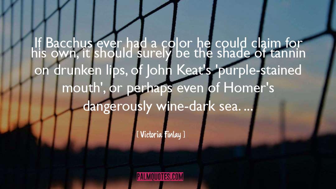 Favorite Color Purple quotes by Victoria Finlay