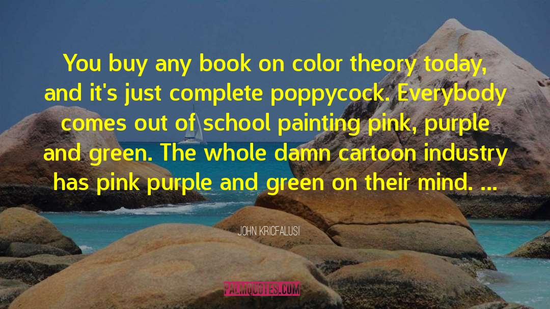 Favorite Color Purple quotes by John Kricfalusi