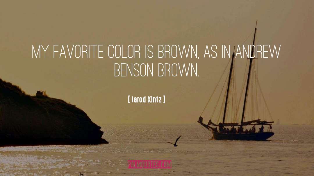 Favorite Color quotes by Jarod Kintz