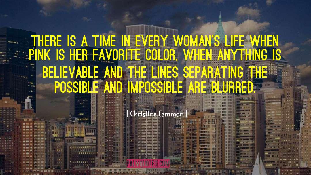 Favorite Color quotes by Christine Lemmon