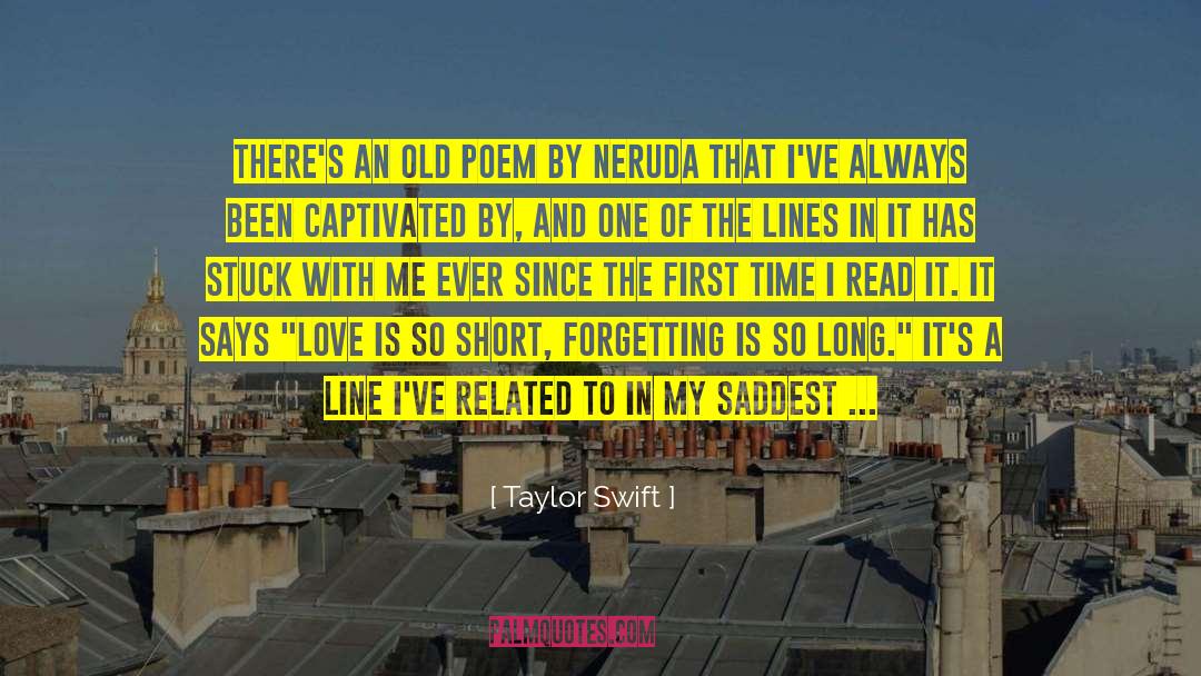 Favorite First Line quotes by Taylor Swift
