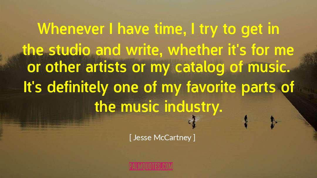 Favorite Music quotes by Jesse McCartney