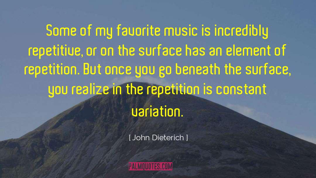 Favorite Music quotes by John Dieterich