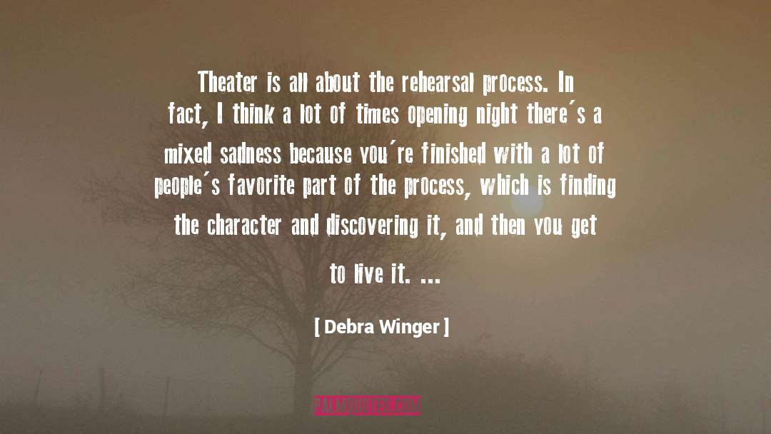 Favorite Part quotes by Debra Winger