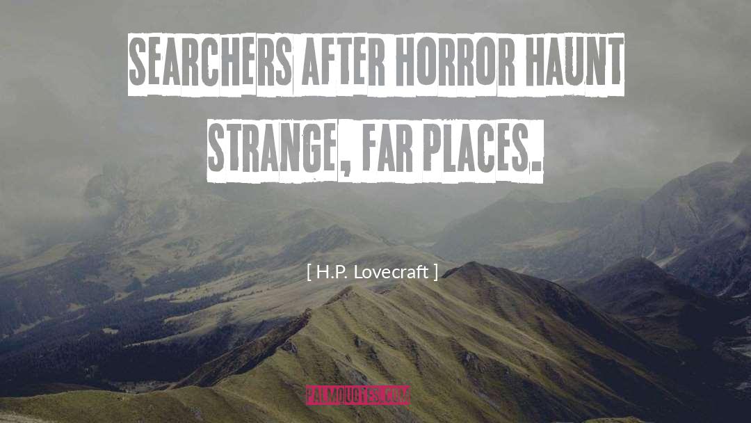 Favorite Places quotes by H.P. Lovecraft