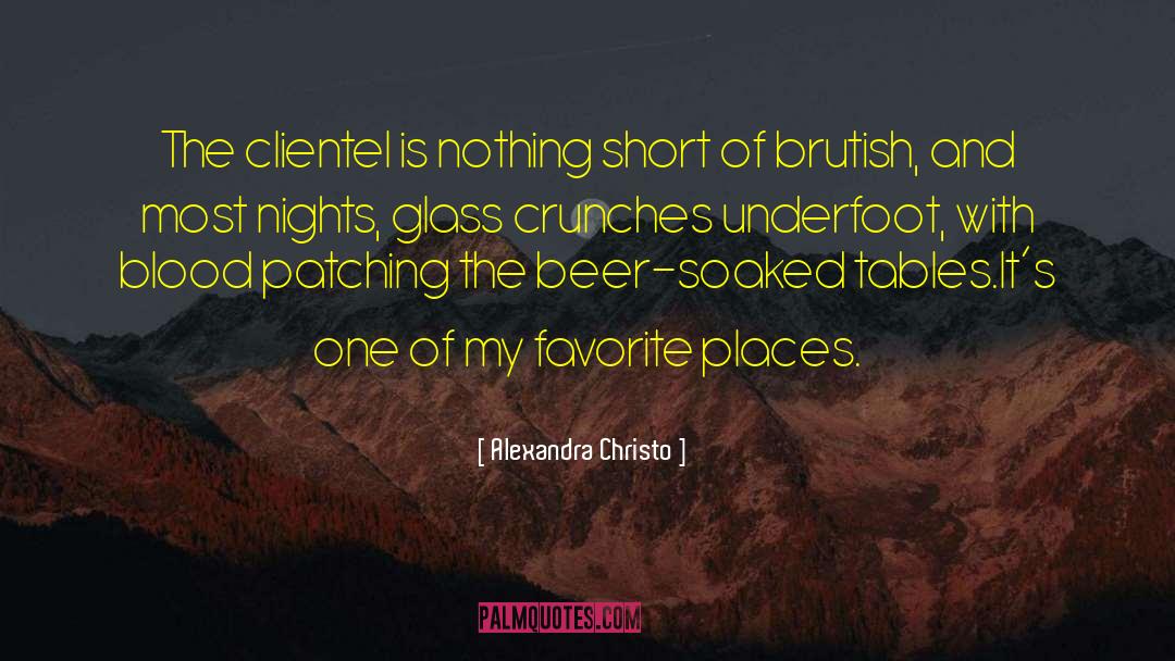 Favorite Places quotes by Alexandra Christo