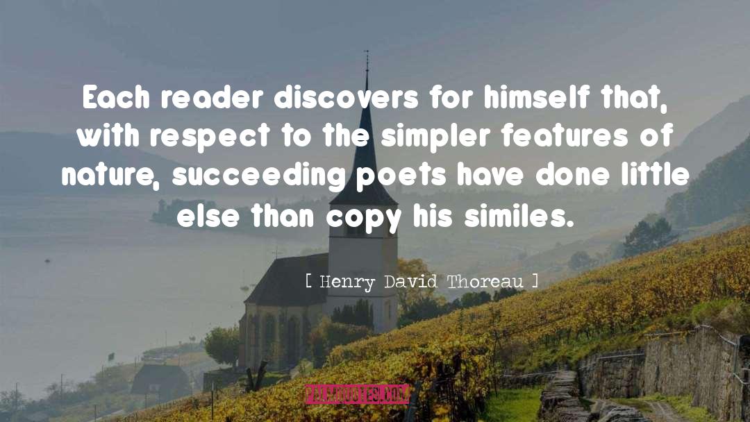 Favorite Poets quotes by Henry David Thoreau