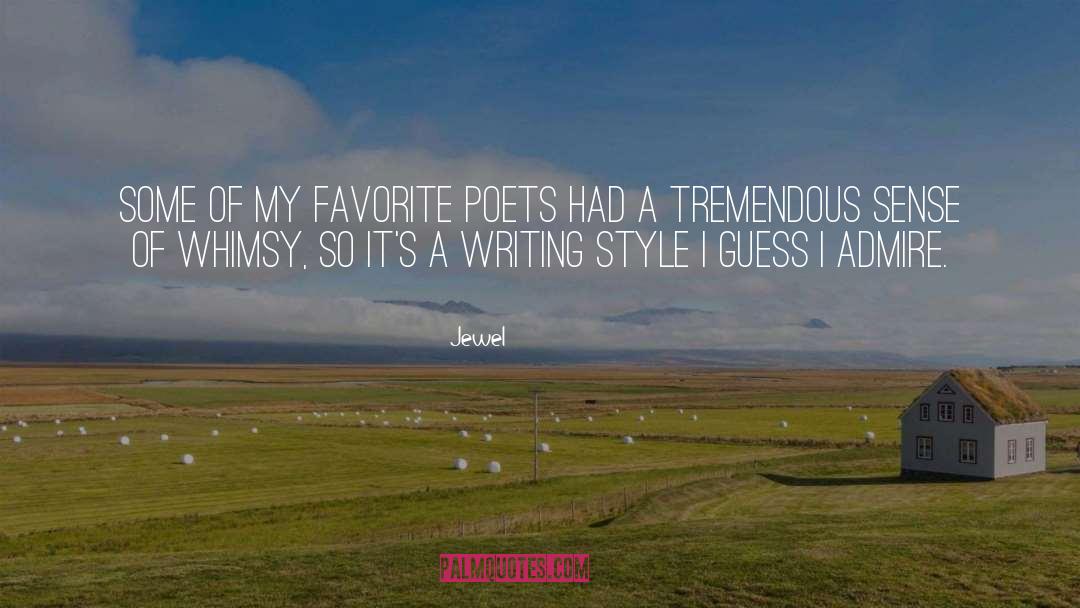 Favorite Poets quotes by Jewel