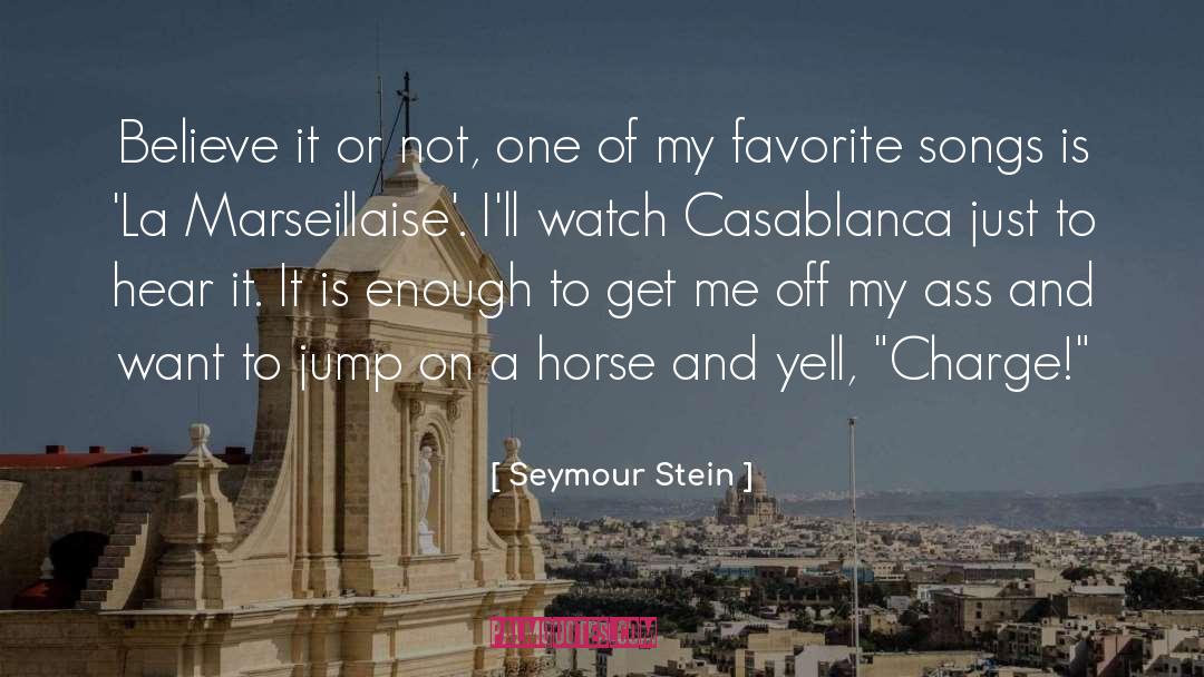 Favorite Song quotes by Seymour Stein