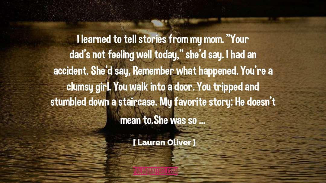 Favorite Story quotes by Lauren Oliver