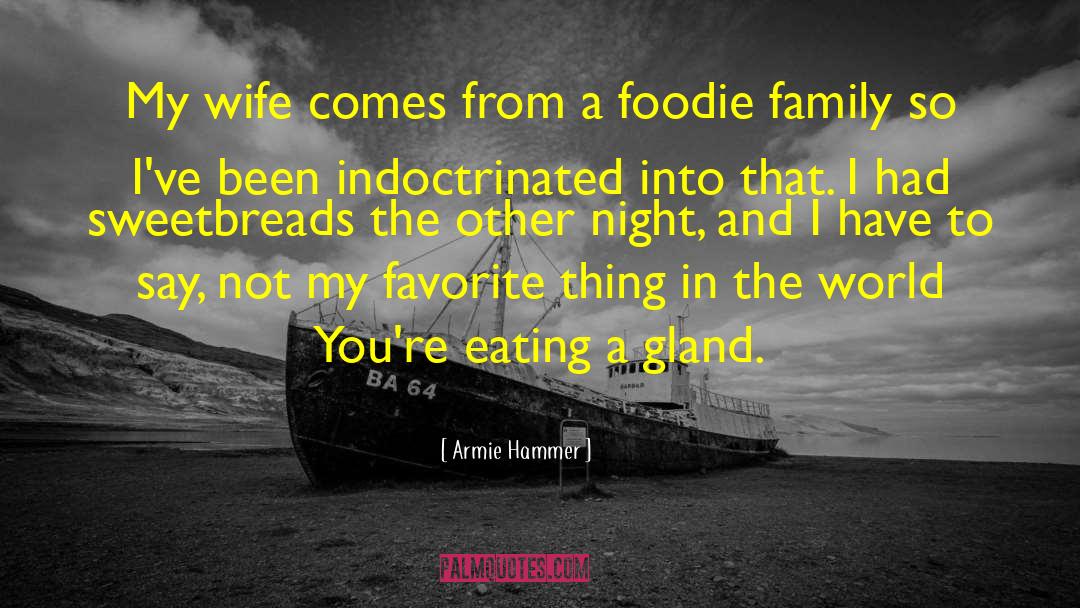 Favorite Stuff quotes by Armie Hammer