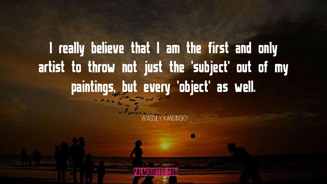 Favorite Subject quotes by Wassily Kandinsky
